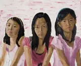 Zhong Chen, Celina and Friends 2007, 2007, oil on canvas