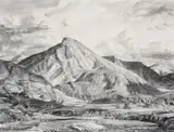 Hans Heysen, Mountains of the Flinders Ranges