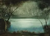 Pro Hart, Swamp Study 1970