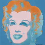 Andy Warhol, Marilyn Monroe (Blau), enamel on ceramic tile
