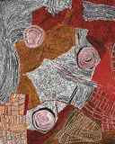Rockholes near the Olga's 2008 by Bill Whiskey Tjapaltjarri, 2008, Rockholes near the Olga's, offered Jun 2009