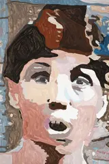 Richard Larter, Julie #165 2002, 2002, gesso on canvas