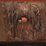 December in My Valley by Margaret Woodward, oil on canvas, offered Jun 2009