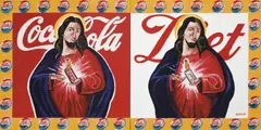 Scared Endorsement 2003 by Dennis Ropar, 2003, oil on canvas (diptych), sold Jun 2009
