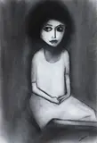 Robert Dickerson, Untitled (Seated Woman) c1958