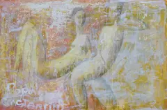 Constantine Popov, Beautiful Bare, oil on canvas-board