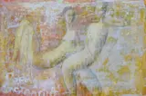 Constantine Popov, Beautiful Bare, oil on canvas-board