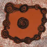Tingari Cycle c2002 by Pegleg Tjampitjinpa, c2002, Tingari Cycle, offered Jun 2009
