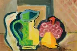 Bill Coleman, Still Life with Jug and Fruit