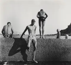 At Newport 1952 by Max Dupain, 1952, silver gelatin photograph, sold Jun 2009