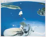 The Arrival 1988 by Brett Whiteley, 1988, offset lithograph, sold Jun 2009
