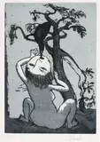 Garry Shead, The Arabian Tree (from the Ern Malley suite) 2004, 2004, etching