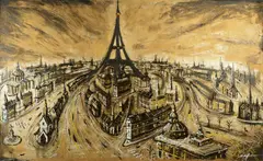 Mark Hanham, Untitled (Paris), oil on canvas