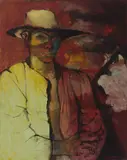Diver, Broome 1959 by Russell Drysdale, 1959, oil on canvas, offered Mar 2009