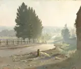Lloyd Rees, The Western Road, New South Wales 1925