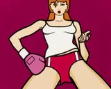 Hazel Dooney, Sports Babe: Boxer (Resized for Easy Consumption) 2002