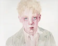 Cherry Hood, Russian Boy (Soccer Violence) 2002, 2002, watercolour on canvas
