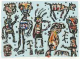 David Larwill, Domestic Stuff 1999, 1999, gouache on paper