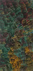 Awelye Atnwengerrp 2001 by Minnie Pwerle, 2001, Awelye Atnwengerrp, sold Mar 2009