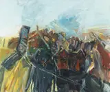 Kevin Connor, The Road Home, Winter Evening (Near Eye Hospital) 1986