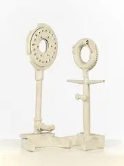 Colin Lanceley, Man and Woman, painted metal and wood