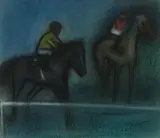 Robert Dickerson, Untitled (Jockeys and Horses)