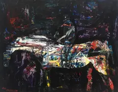 The Horse by Gil Jamieson, oil on composition board, sold Mar 2009