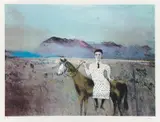 Steve Hart Dressed as a Girl (Ned Kelly series) 1970-71 by Sidney Nolan, 1970-71, screenprint, sold Mar 2009