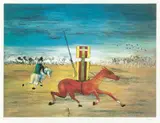 The Pursuit (Ned Kelly series) 1970-71 by Sidney Nolan, 1970-71, screenprint, sold Mar 2009