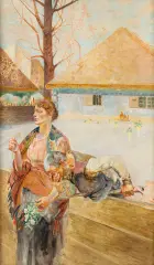 Jacek Malczewski, Scena alegoryczna, 1898 - 1910, olej, płótno, 1898-1910