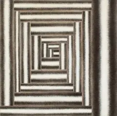 Zofia Artymowska, Knossos II z cyklu Poliformy, 1975, olej, płótno