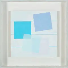 Henryk Stażewski, Nr 80, 1975, akryl, płyta pilśniowa