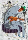 Rafał Bojdys, Muzyka to cały mój świat, 2014, olej, płótno