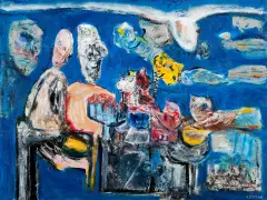 Andrzej Kasprzak, Evening, 2010, olej, akryl, płótno