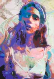Marta Frej, Matka Boska Zielna, 2014, akryl, płótno