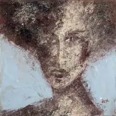 Iwona Ostrowska, Głowa w chmurach, 2014, olej, płótno
