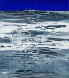 Urszula Wilk, bez tytułu z cyklu Horyzonty, 2014, olej, płótno