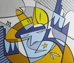 Igor Chołda, Western, 2014, akryl, płótno