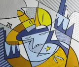 Igor Chołda, Western, 2014, akryl, płótno