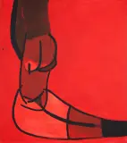 Grzegorz L. Piotrowski, Czerwona, 2013, akryl, płótno
