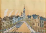Nikifor Krynicki, Miasteczko