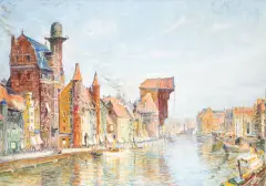 Theodor Urtnowski, Gdańsk, olej, płótno