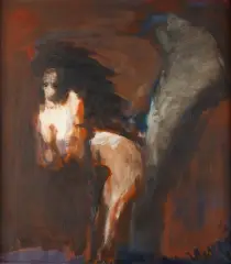 Alicja Wahl, Bez tytułu, 1993, olej, płótno
