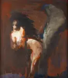 Alicja Wahl, Bez tytułu, 1993, olej, płótno