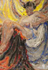 Małgorzata Maciąg, Akt, 1933, pastel, papier