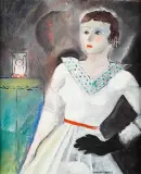 Janusz Maria Brzeski, Portret kobiety, 1931, olej, płótno