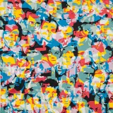 Bartosz Czarnecki, Możliwości struktury tłumu, 2013, olej, płótno