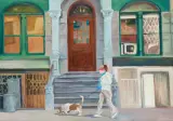 Katarzyna Orońska, Dog Walk, 2013, akryl, płótno