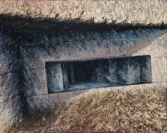 Magdalena Barczyk-Kurus, Kiedrzyński strażnik, z cyklu Jurajskie światło, 2013, akryl, płótno