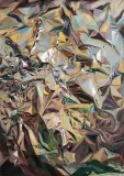 Martyna Borowiecka, Materia I, 2012, olej, płyta